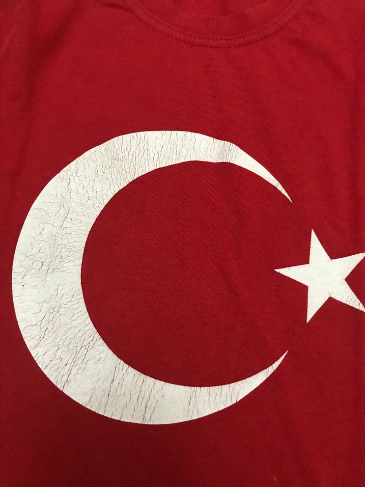 Kırmızı Çocuk Pamuk Tişört - Görsel 3