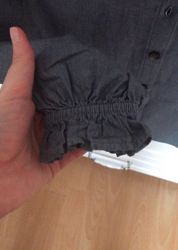 Kot Denim Uzun Kollu Çoçuk Gömlek - Görsel 3