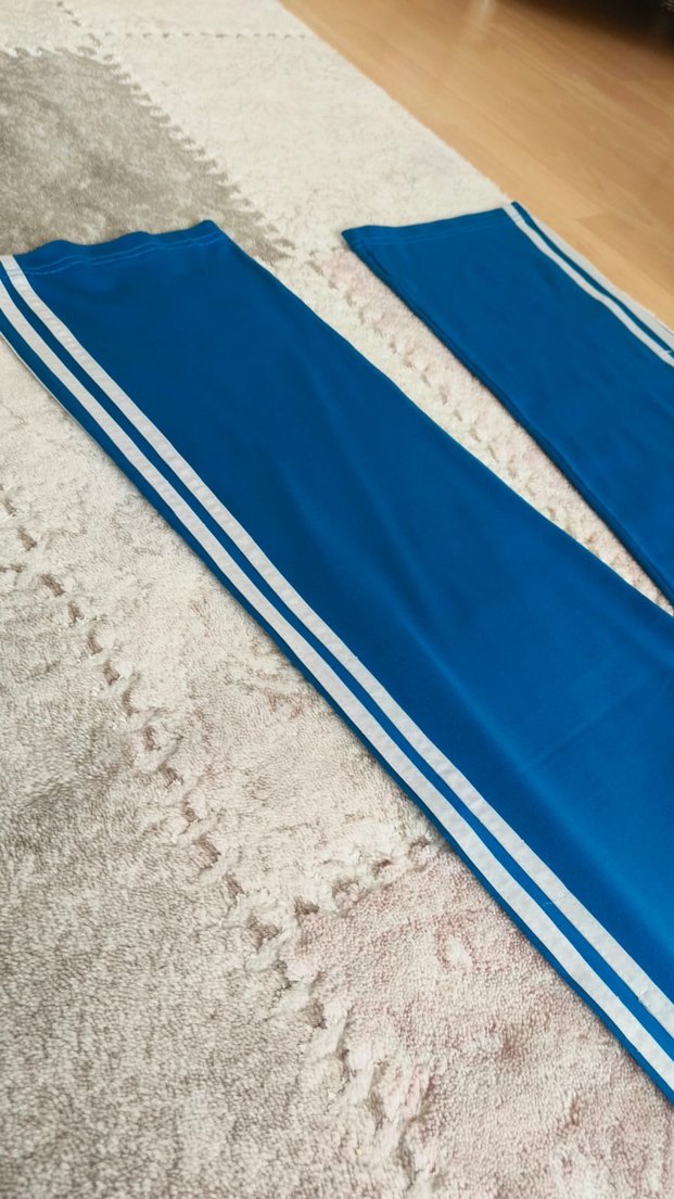 Mavi Fermuarlı Eşofman Altı - Görsel 4