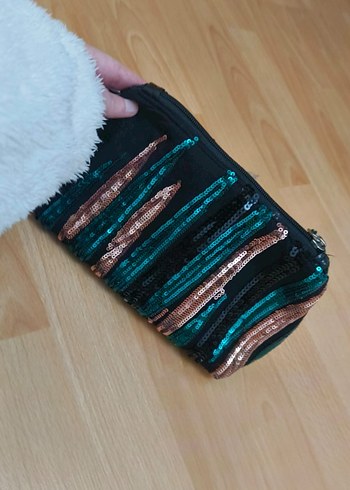 Çok Renkli Deri Kadın Makyaj Çantası Fermuarlı tekli ilan açarım - Görsel 12