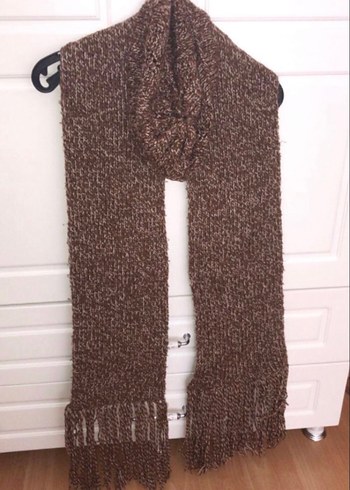 Örgü Kadın Bere - Bohem Tarz atkı - Görsel 6