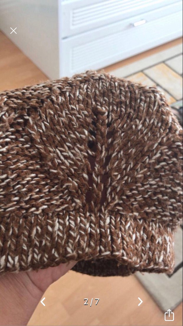 Örgü Kadın Bere - Bohem Tarz atkı - Görsel 4