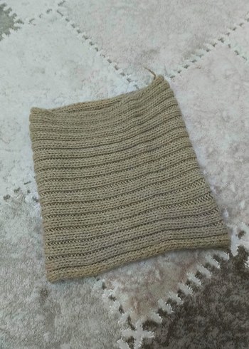 Bej el Örgüsü Boyunluk - Görsel 3