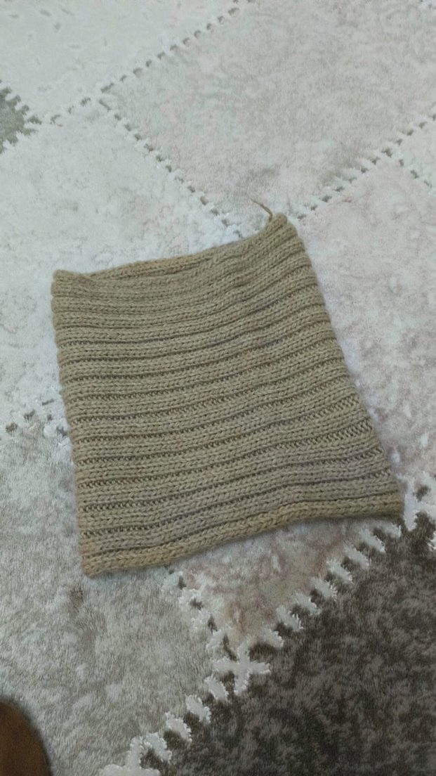 Bej el Örgüsü Boyunluk - Görsel 3