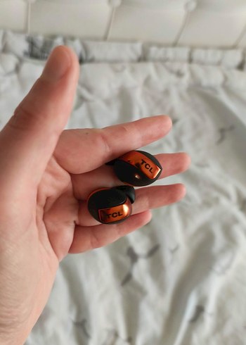 Turuncu TCL Kablosuz Kulaklık hiç kullanılmadı - Görsel 6