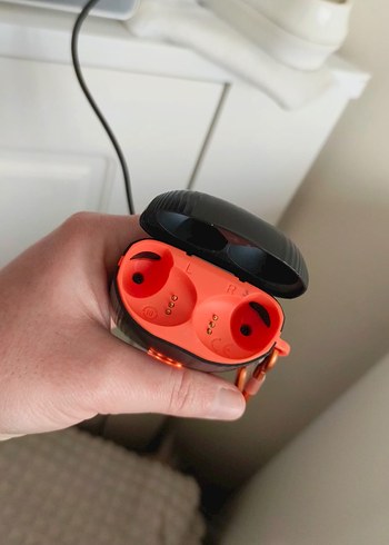 Turuncu TCL Kablosuz Kulaklık hiç kullanılmadı - Görsel 5