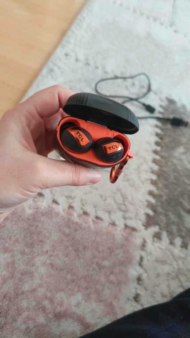 Turuncu TCL Kablosuz Kulaklık hiç kullanılmadı - Görsel 2