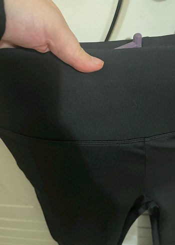 Siyah, Esnek,Kadın Tayt - Görsel 3