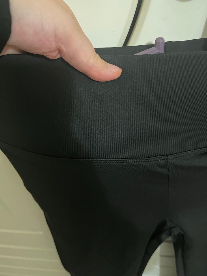 Siyah, Esnek,Kadın Tayt - Görsel 3