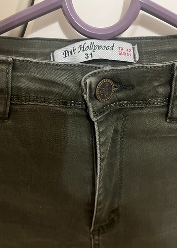 Yırtık Detaylı Gri Street Style Jean - Görsel 2