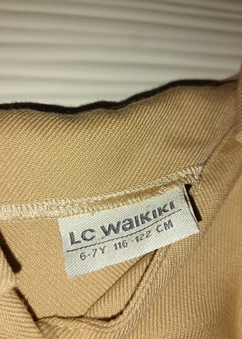 LC Waikiki Bej kız çocuk Uzun Kumaş Tulum