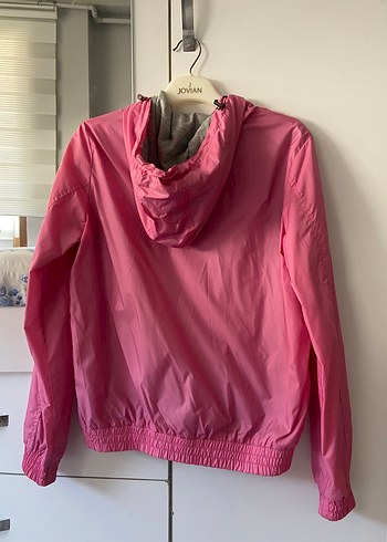 Colin's Pembe Parlak Kapüşonlu Kadın Ceket