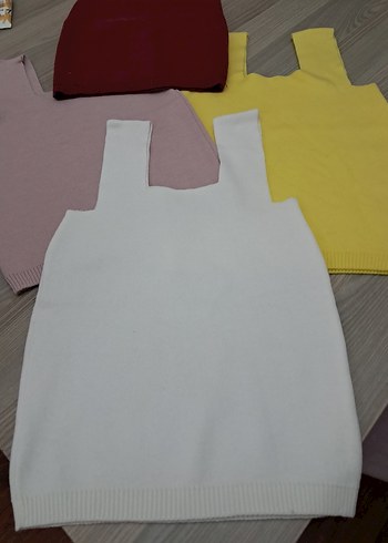 Kız ÇocukÖrgü Kolsuz Süveter veya ceket içi - Görsel 3