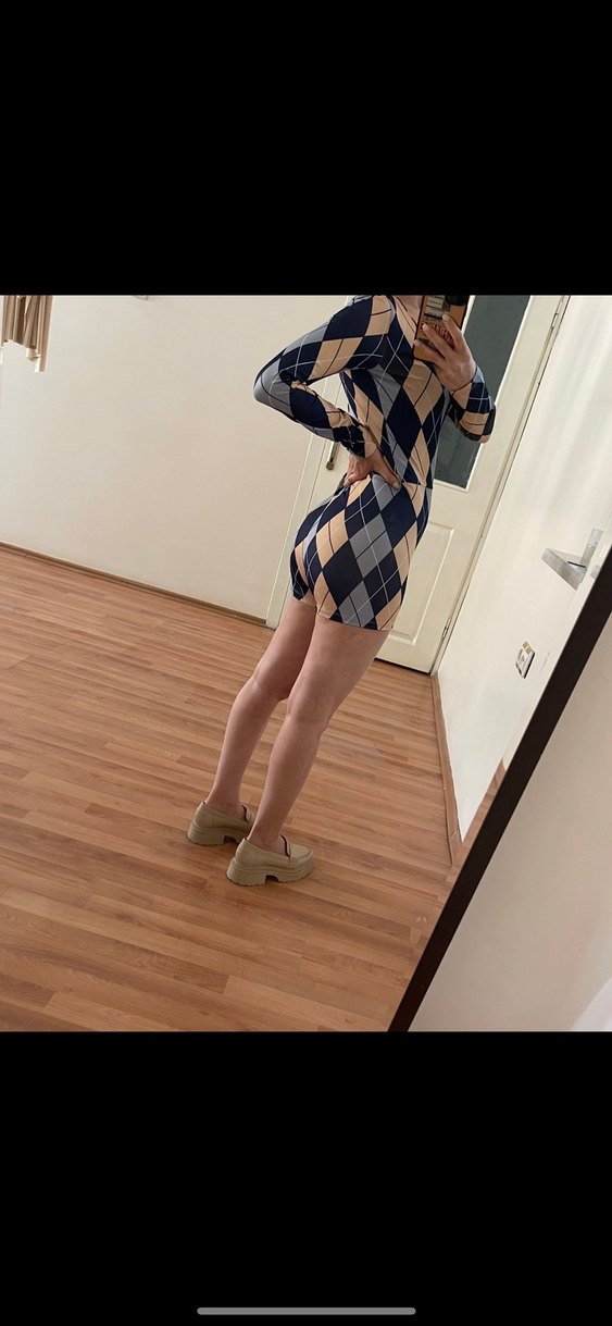 Ekoseli tulum - Görsel 3