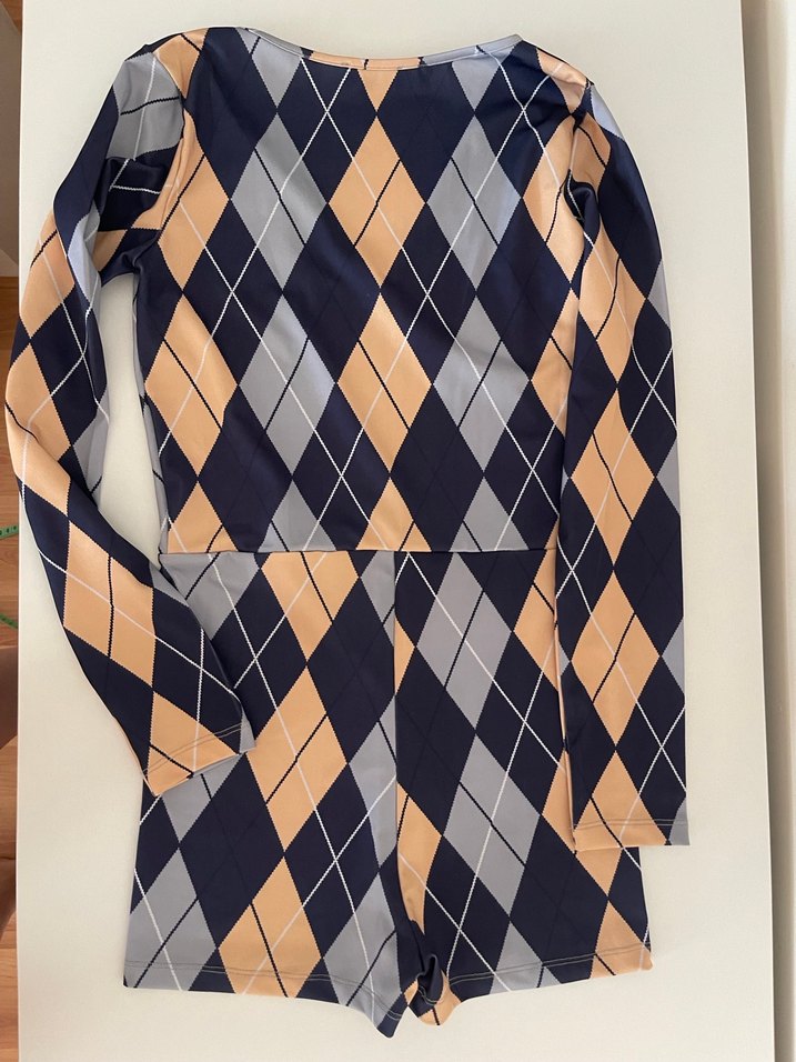 Ekoseli tulum - Görsel 5