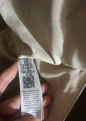 GUESS Baskılı Kahverengi Kadın Çanta - Görsel 9