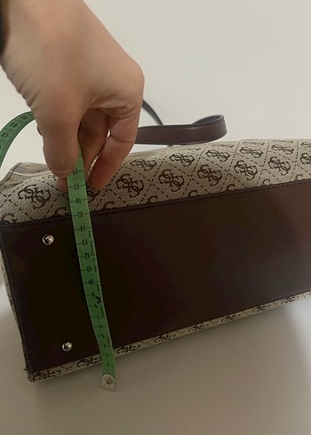 GUESS Baskılı Kahverengi Kadın Çanta - Görsel 6