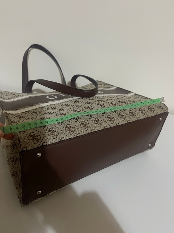 GUESS Baskılı Kahverengi Kadın Çanta - Görsel 5