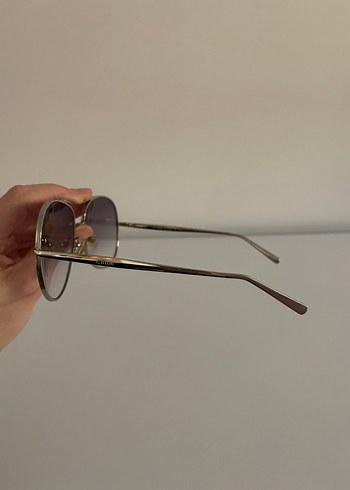 Şeffaf Detaylı Gri Kadın Gözlük - Görsel 4