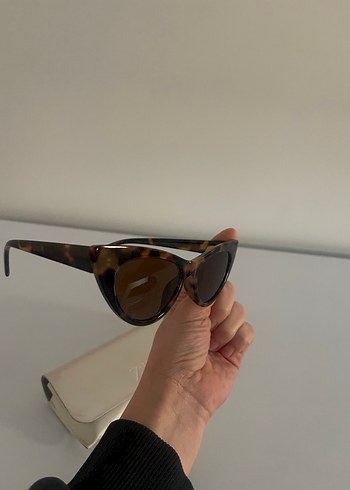 Kahverengi Şeffaf Kadın Gözlüğü - Görsel 5