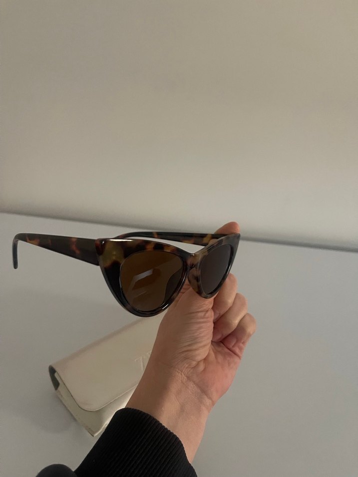 Kahverengi Şeffaf Kadın Gözlüğü - Görsel 5