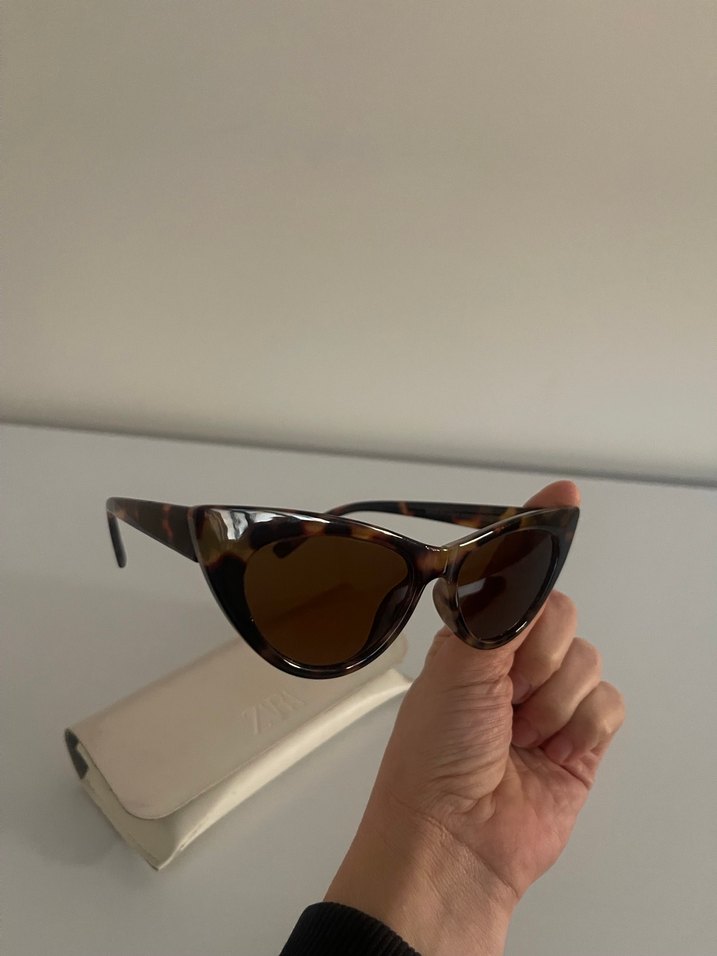 Kahverengi Şeffaf Kadın Gözlüğü - Görsel 4