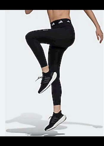 Siyah Kemerli Kadın Spor Tayt - Görsel 8