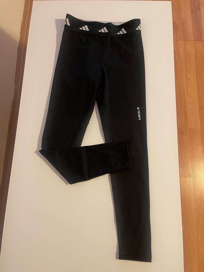 Siyah Kemerli Kadın Spor Tayt - Görsel 3