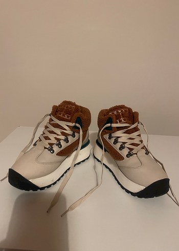 Kahverengi Kürklü Platform Topuklu Kadın Bot - Görsel 7