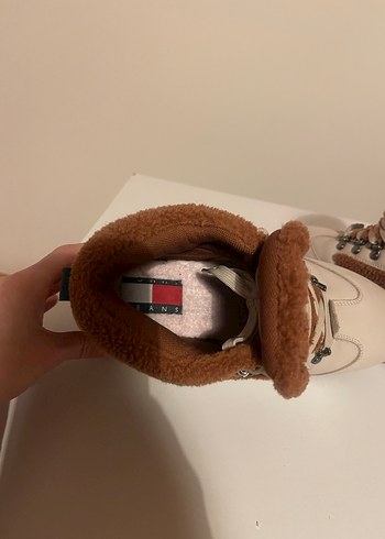 Kahverengi Kürklü Platform Topuklu Kadın Bot - Görsel 5