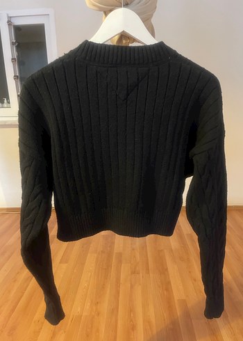 Tommy Jeans Siyah Örgü Kadın Kazak - Görsel 2