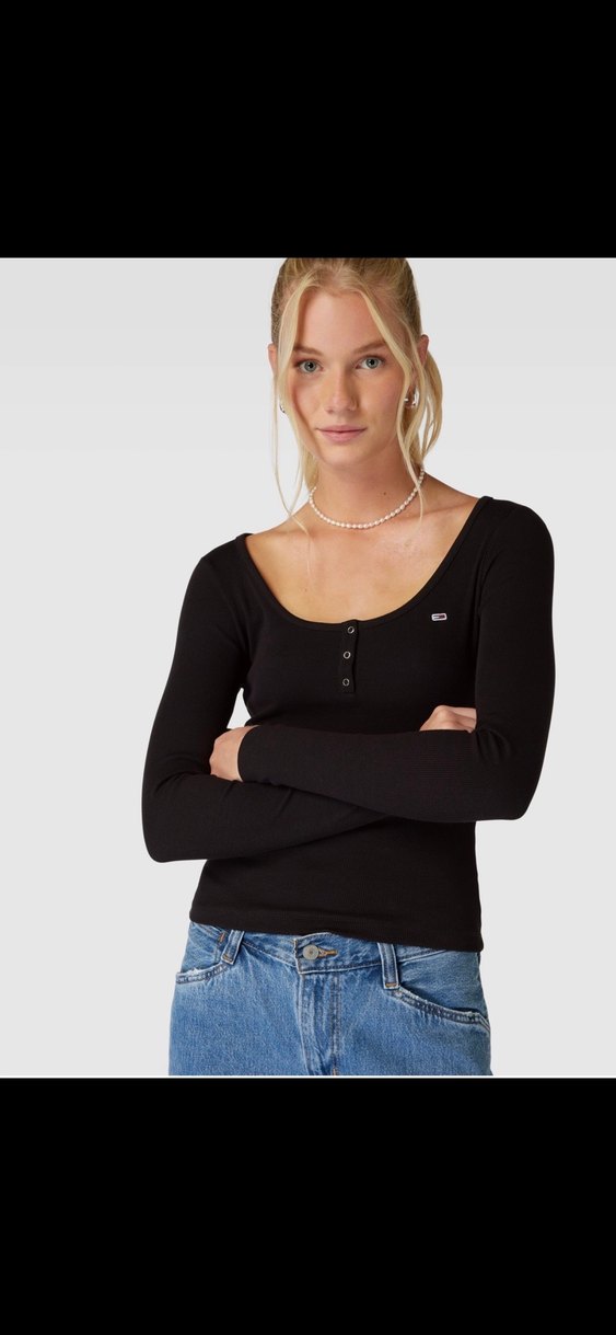 Tommy Hilfiger Uzun Kollu Tişört - Görsel 4