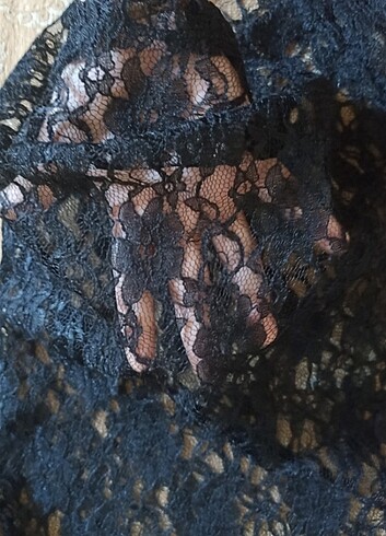 H&M H&m siyah dantel üst