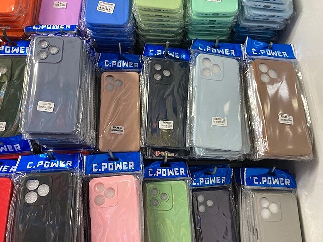 REALME C53 İÇİ KADİFE SİLİKON TELEFON KILIFI