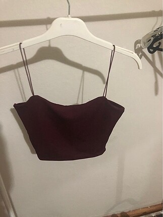 bordo crop top