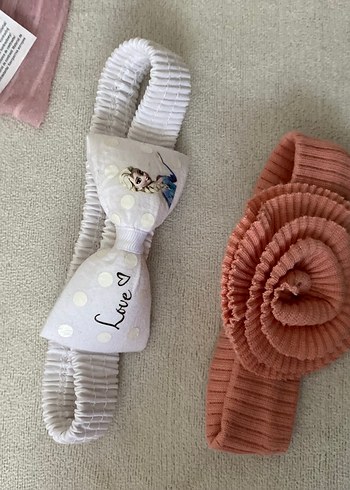 Nakışlı Fiyonk Detaylı Çocuk Saç Bantları - Görsel 5