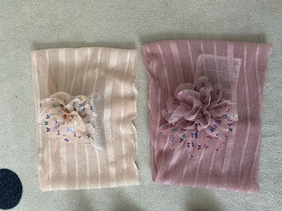 Nakışlı Fiyonk Detaylı Çocuk Saç Bantları - Görsel 3