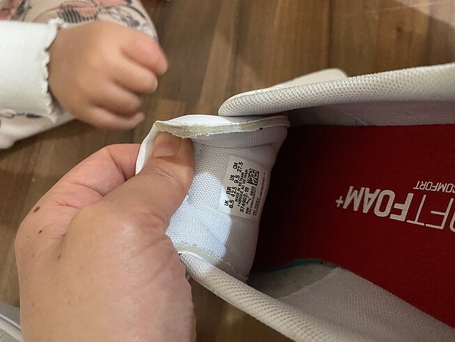 42.5 Beden beyaz Renk Erkek spor ayakkabı