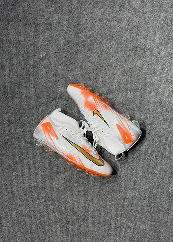 NİKE AİR ZOOM BEYAZ TURUNCU KRAMPON - Görsel 4