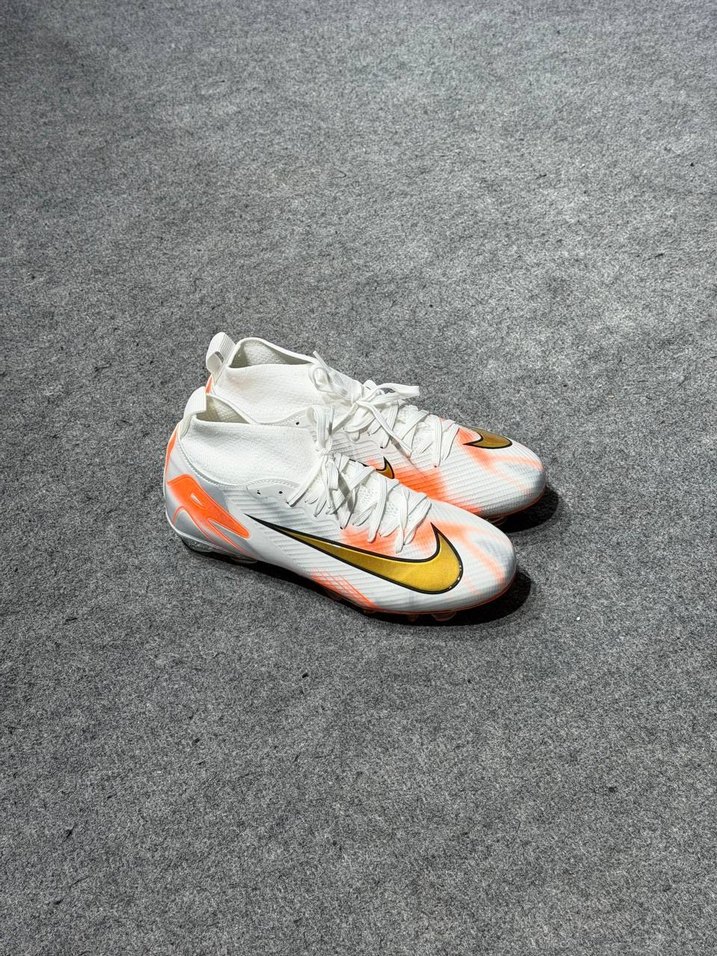 NİKE AİR ZOOM BEYAZ TURUNCU KRAMPON - Görsel 5