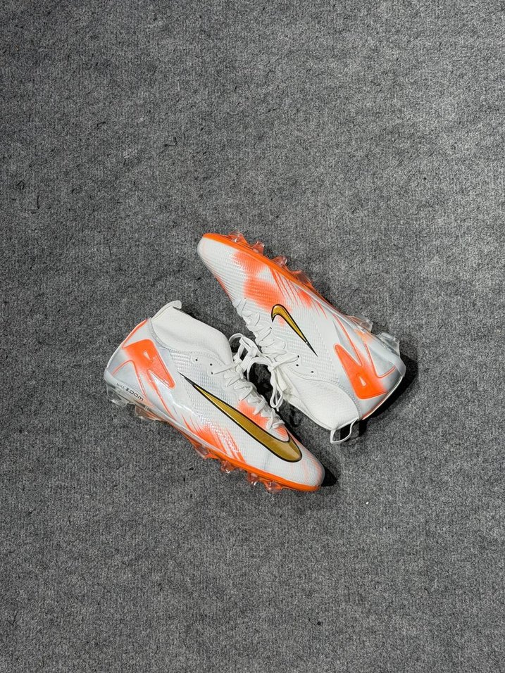 NİKE AİR ZOOM BEYAZ TURUNCU KRAMPON - Görsel 4