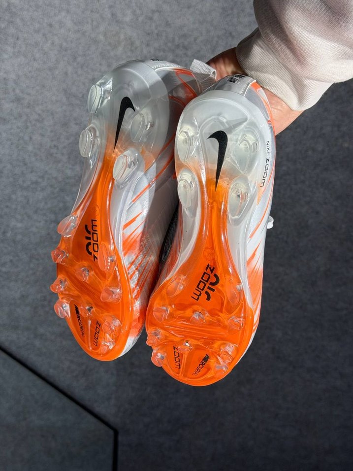 NİKE AİR ZOOM BEYAZ TURUNCU KRAMPON - Görsel 3