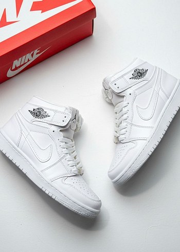 Erkek Beyaz Nike Air Jordan Sneakers - Görsel 3