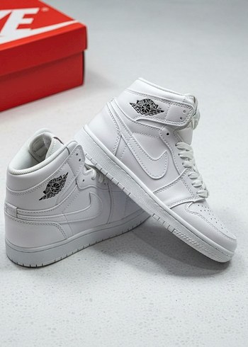 Erkek Beyaz Nike Air Jordan Sneakers - Görsel 4