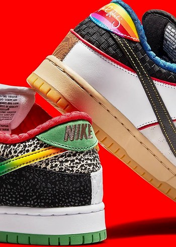 Nike Çok Renkli Desenli Erkek Dunk Low What The Paul