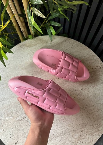 Balmain 4 renk seçeneği balmain Puffy terlik