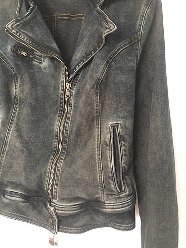 s Beden Slim Fit Kot Ceket