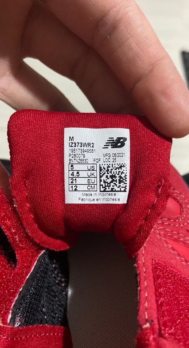 Kız Çocuk Kırmızı Cırt Cırtlı Spor Ayakkabı - Görsel 3