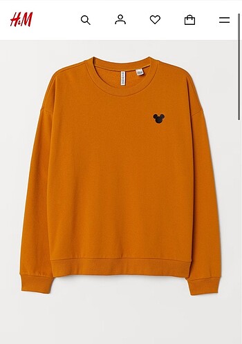 H&M Mickey armalı polar