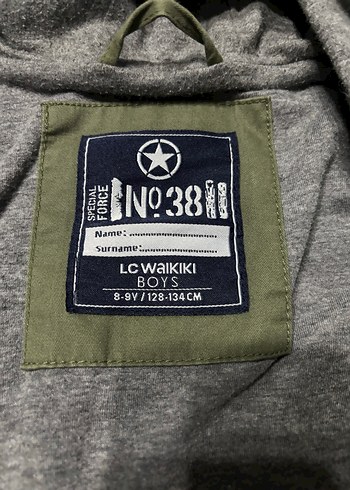 Erkek Çocuk Haki Kapüşonlu mevsimlik mont - Görsel 3